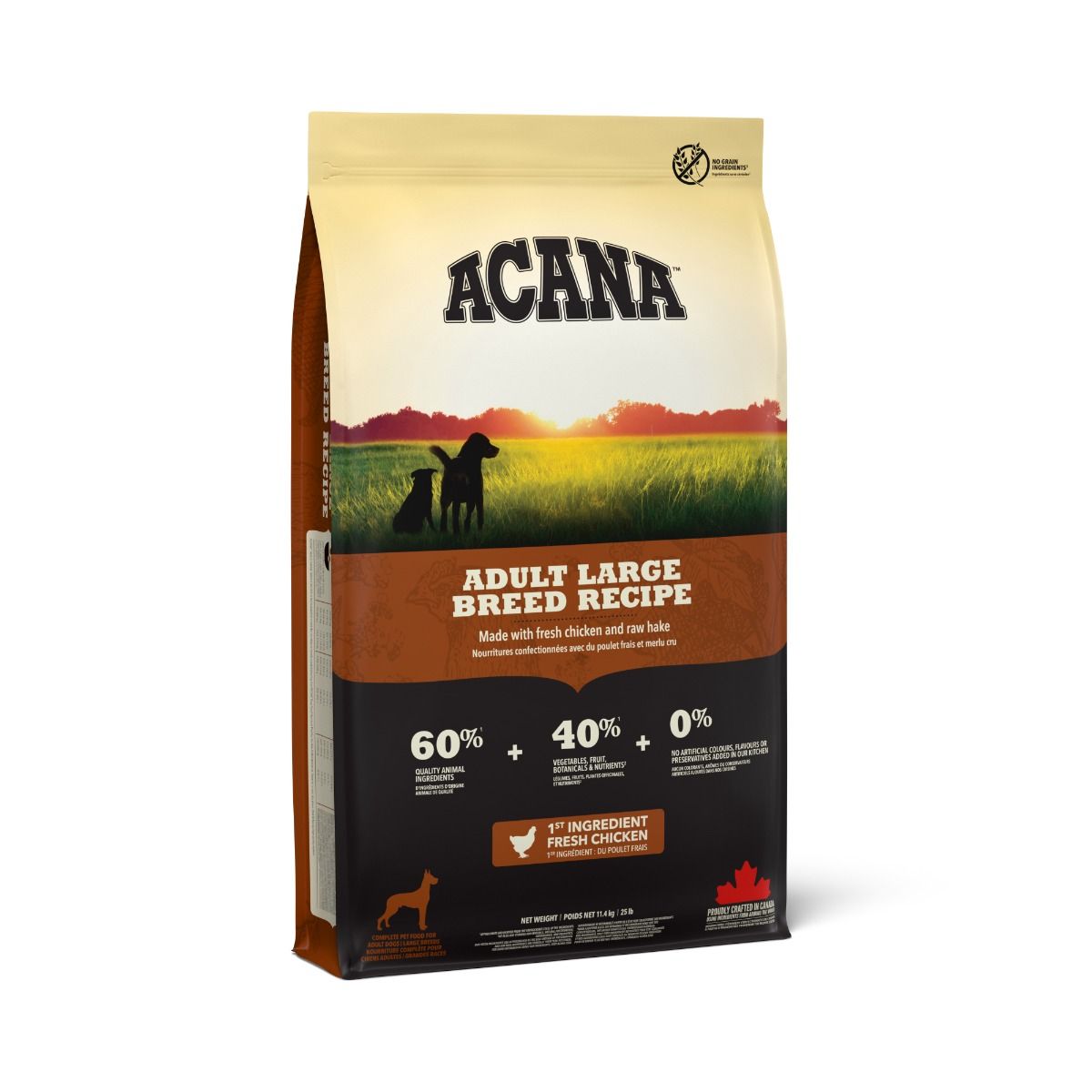 Acana Adult Large Breed Recipe Dry Dog Food - 11.4KG