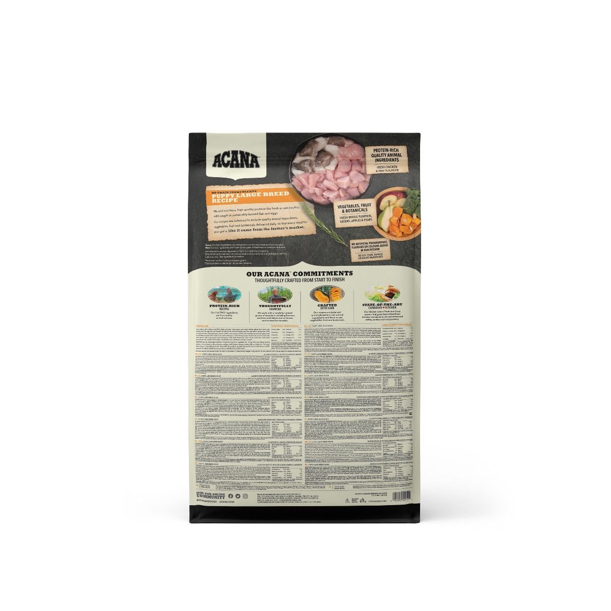 Acana Puppy Large Breed Recipe Dry Dog Food - 11.4KG