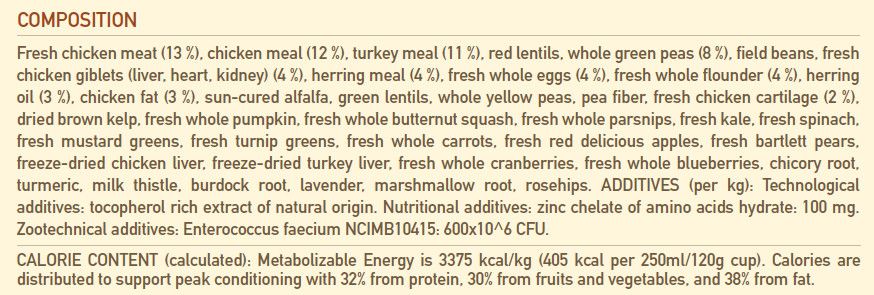 Acana Adult Large Breed Recipe Dry Dog Food - 11.4KG