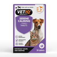 VETIQ Serene Calming for Cats & Dogs 30 Tablets -