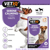 VETIQ Serene Calming for Cats & Dogs 30 Tablets -