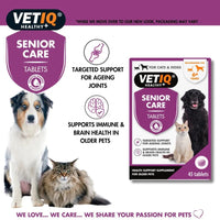 VETIQ Senior Care for Cats & Dogs 45 Tablets -