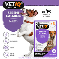 VETIQ Serene Calming for Cats & Dogs 120 Tablets -