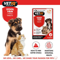 VETIQ Stool Firm for Cats & Dogs 45 Tablets -