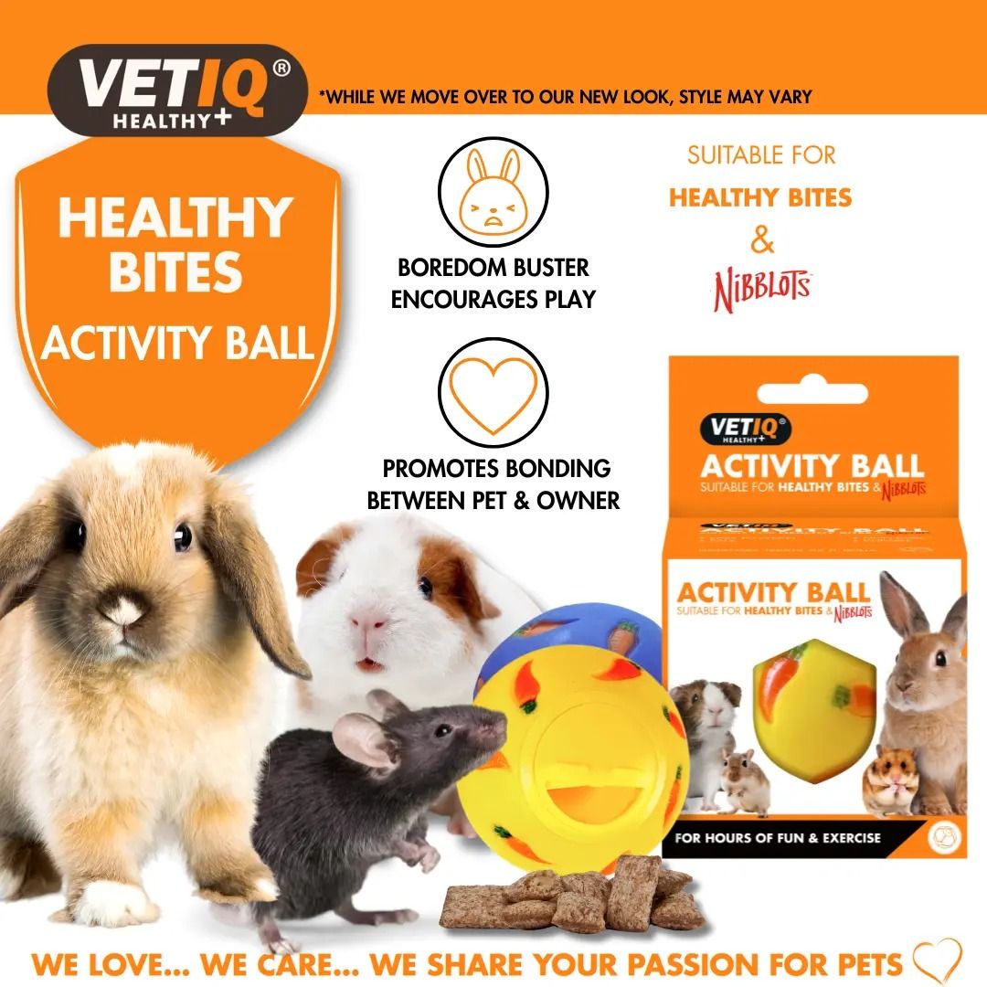 VETIQ Healthy Bites Activity Ball For Small Animals -