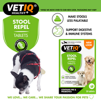 VETIQ Stool Repel for Dogs & Puppies 30 Tablets -