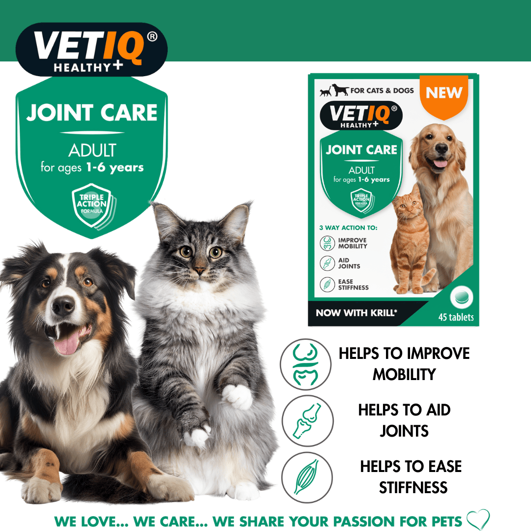 VETIQ Joint Care Adult for Cats & Dogs 45 Tablets -