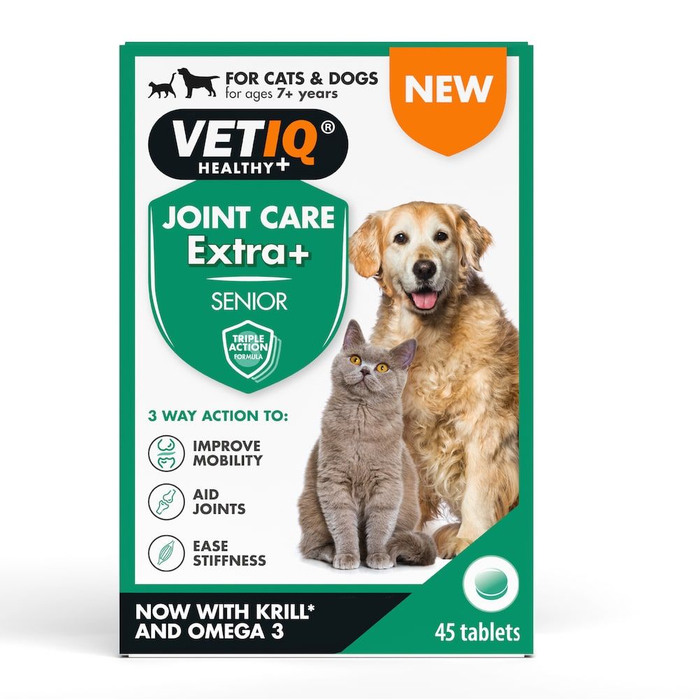 VETIQ Joint Care Extra+ Senior Cat & Dog Supplement 45 Tablets -