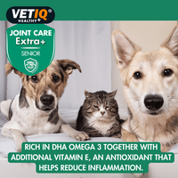VETIQ Joint Care Extra+ Senior Cat & Dog Supplement 45 Tablets -