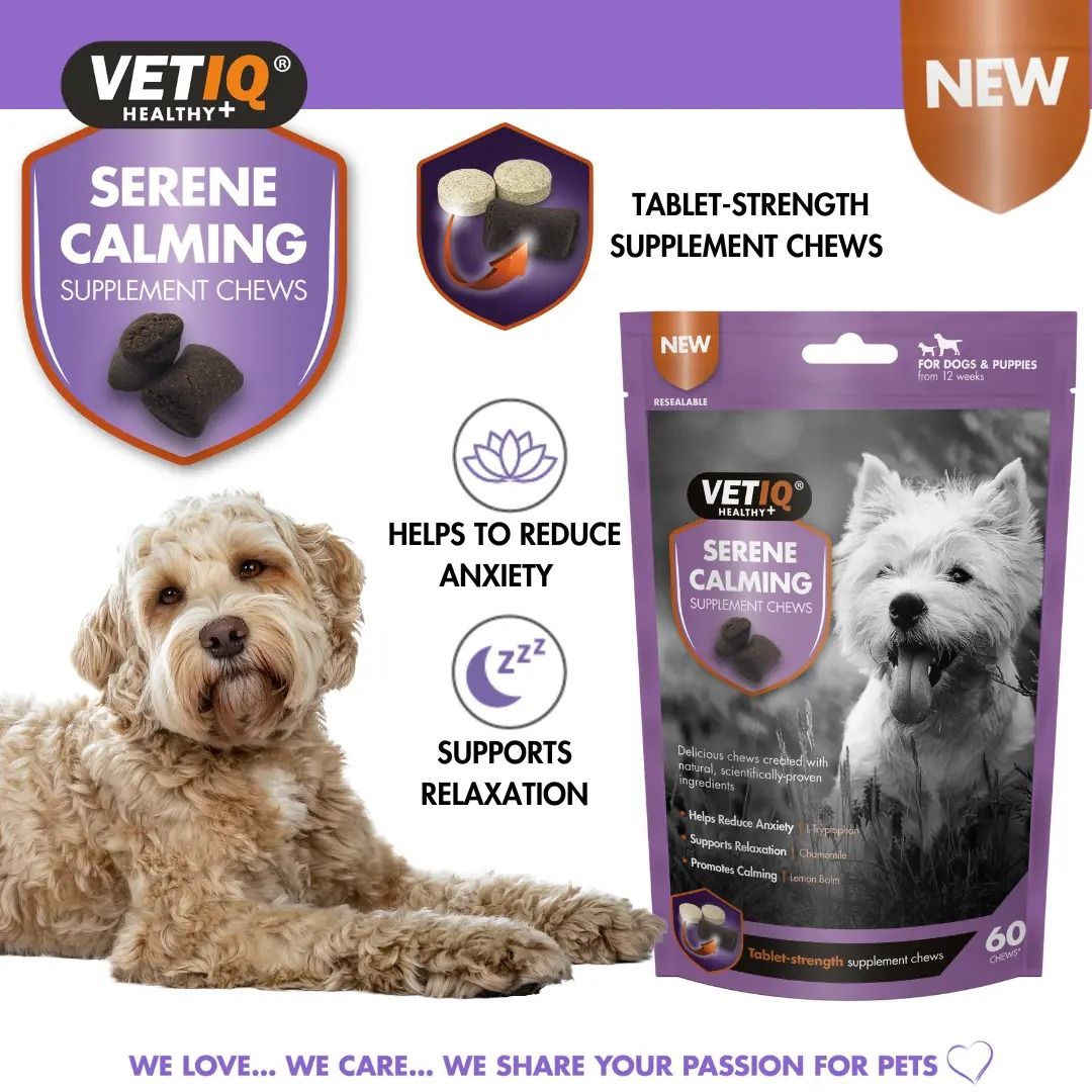 VETIQ Serene Calming Dog Supplement Chews 230g - 230g