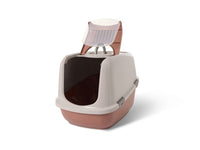 Thumbnail for Savic Nestor Jumbo Cat Toilet Home - Pink/Red
