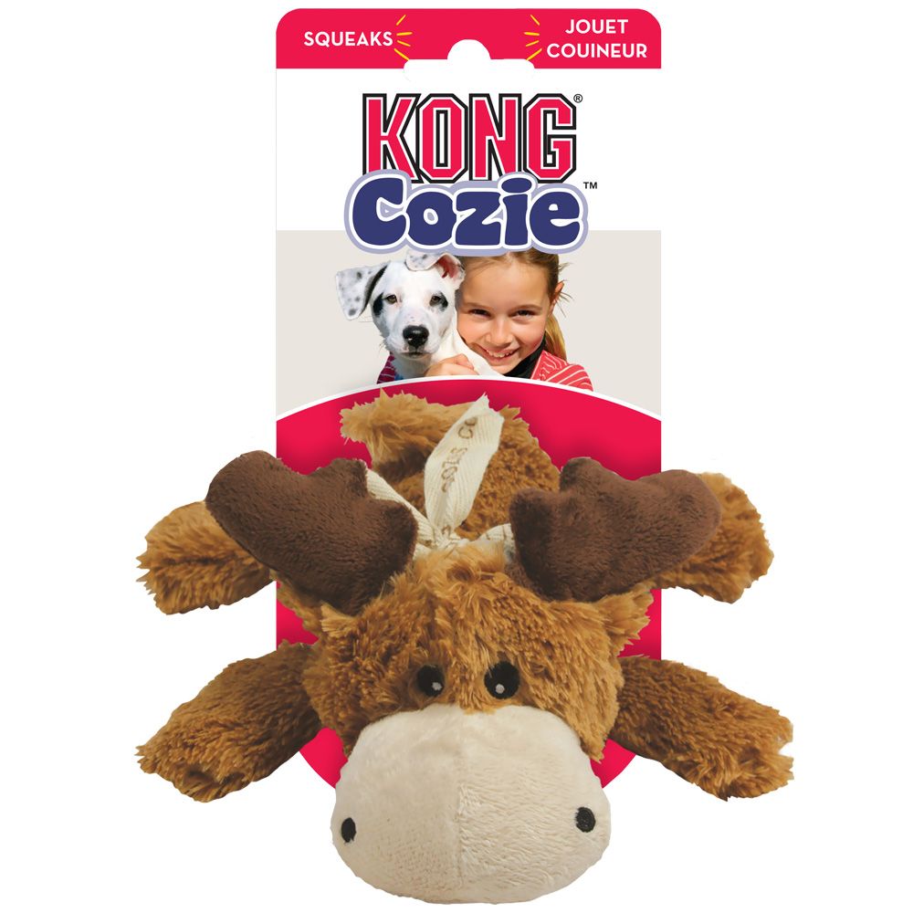 Kong Cozie Marvin Moose Dog Toy - S