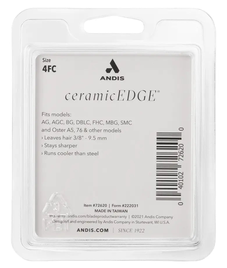 Andis CeramicEdge® Detachable Blade[Blade Size - 4 FC / 9.5mm]