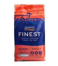 Thumbnail for Fish4Dogs Finest Salmon Large Kibble Adult Dry Dog Food - 12kg