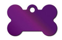 Thumbnail for ID Tag Bone Bright Purple  - Small