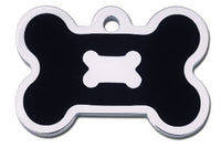 ID Tag Bone Epoxy  - BLACK