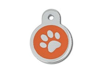 Thumbnail for ID Tag Circle Small Epoxy Paw  -