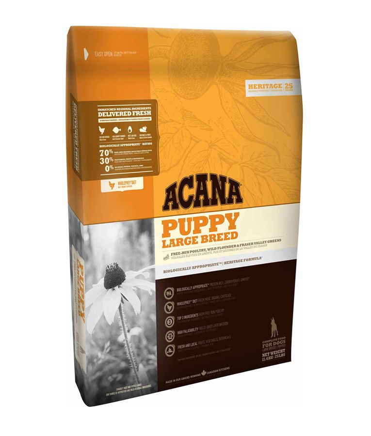 Acana Puppy Large Breed Recipe Dry Dog Food - 11.4KG