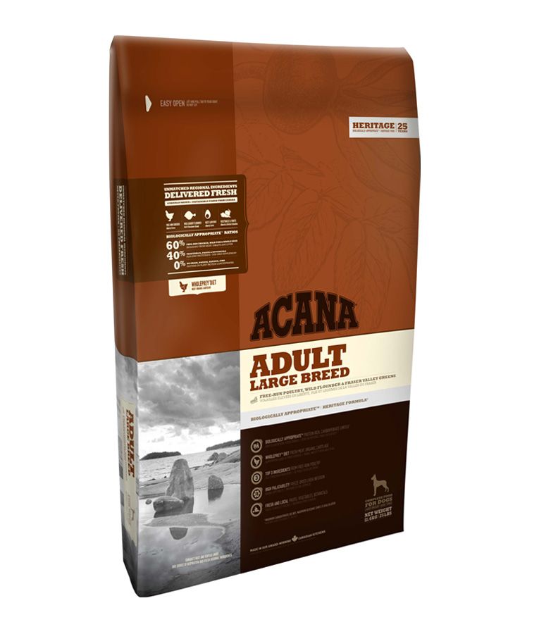 Acana Adult Large Breed Recipe Dry Dog Food - 11.4KG