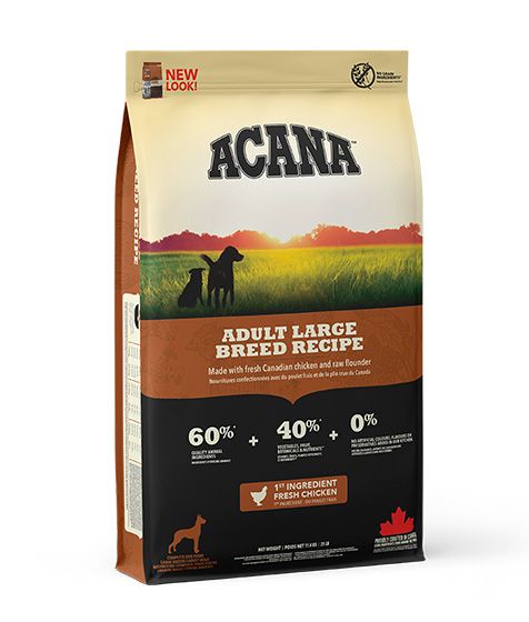 Acana Adult Large Breed Recipe Dry Dog Food - 11.4KG