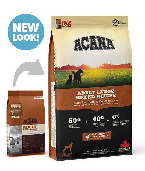 Acana Adult Large Breed Recipe Dry Dog Food - 11.4KG