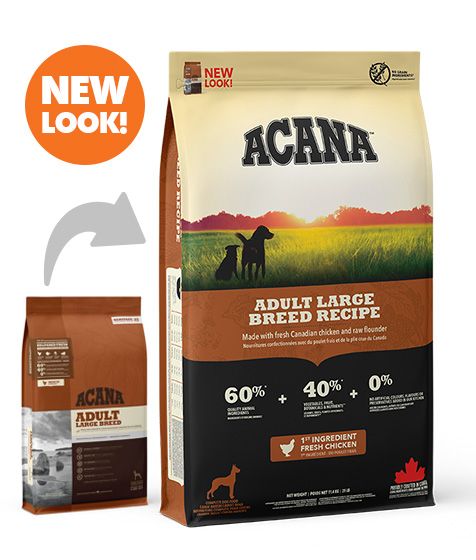 Acana Adult Large Breed Recipe Dry Dog Food - 11.4KG