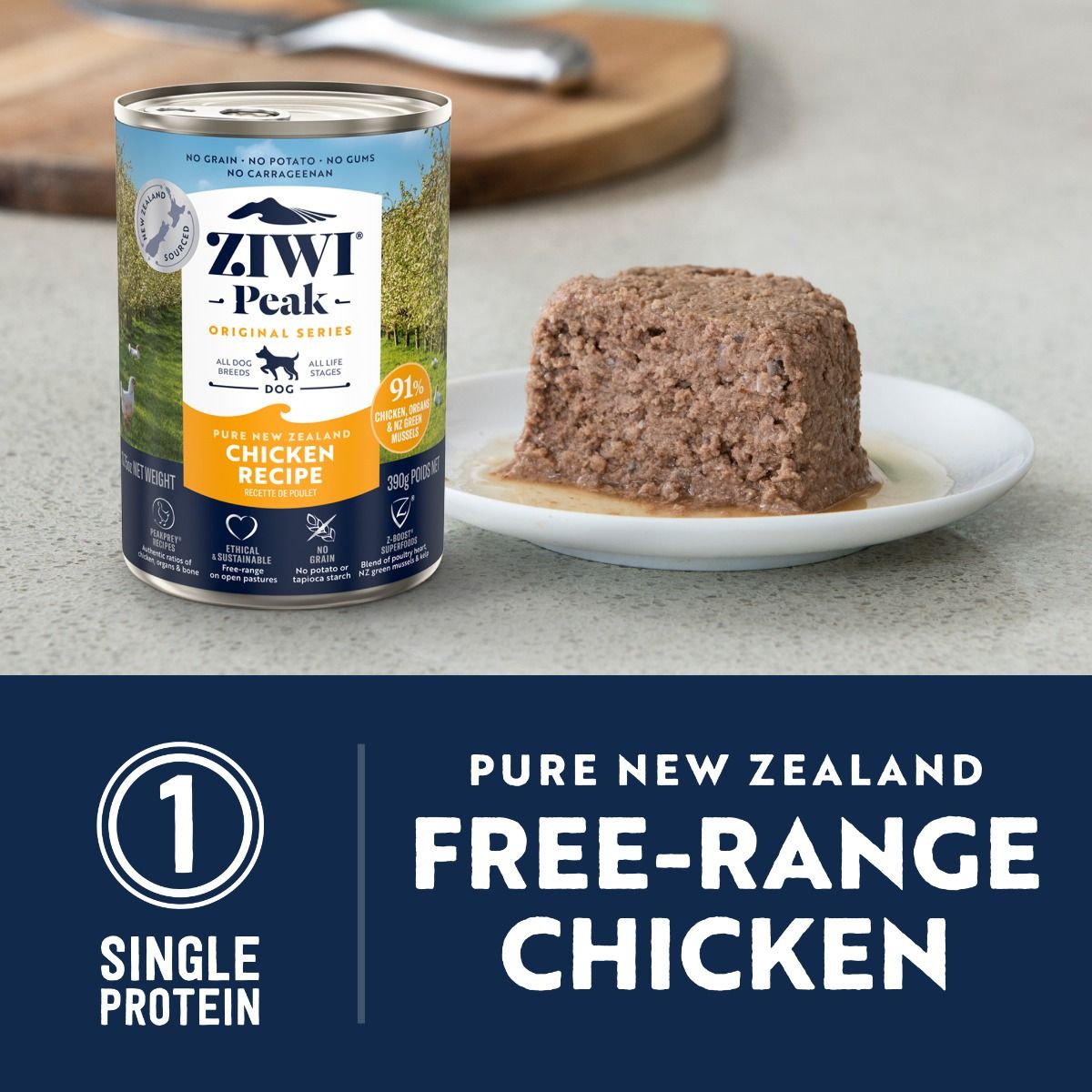 ZIWI Peak Chicken Recipe Wet Dog Food - 170G