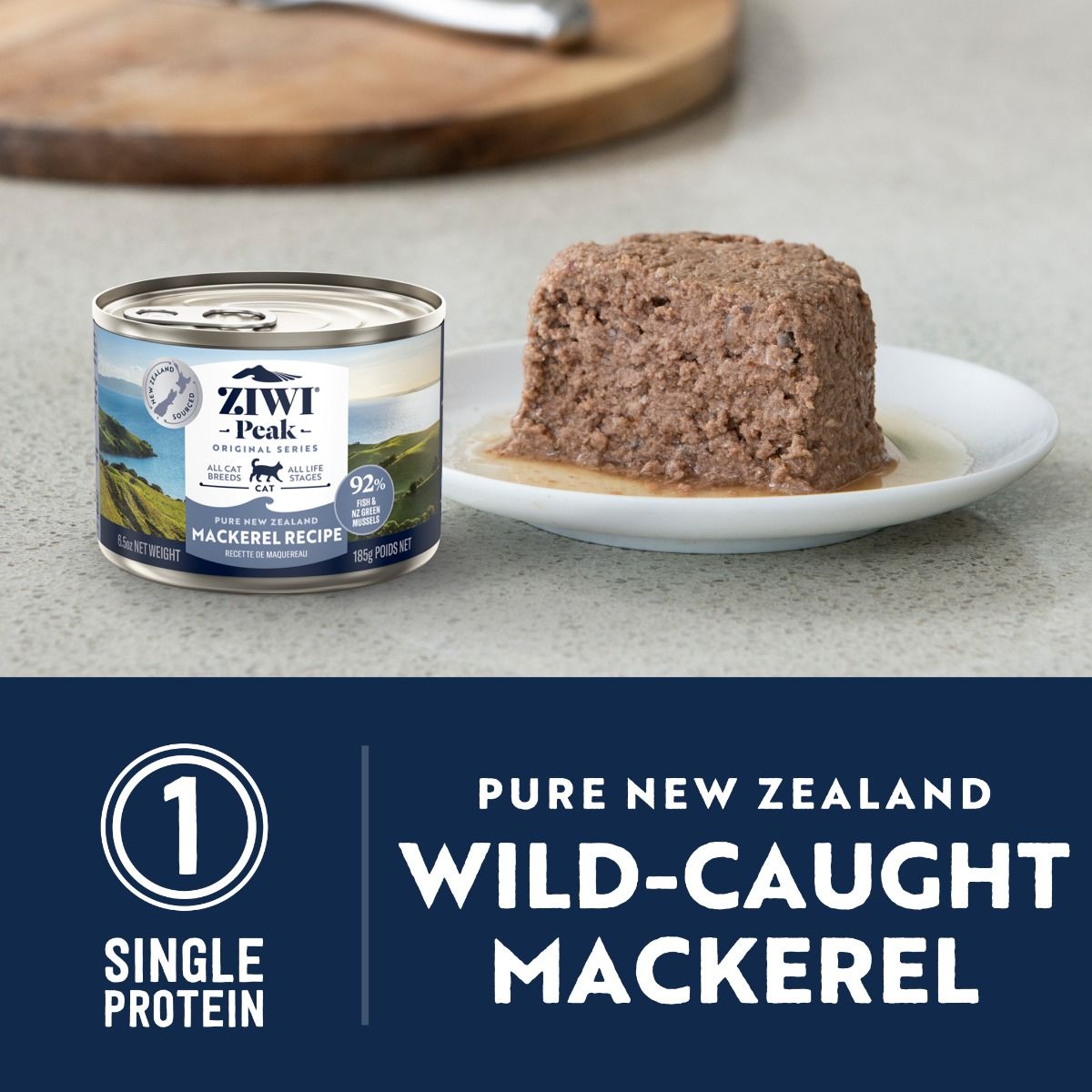 ZIWI Peak Mackerel Recipe Wet Cat Food - 185G