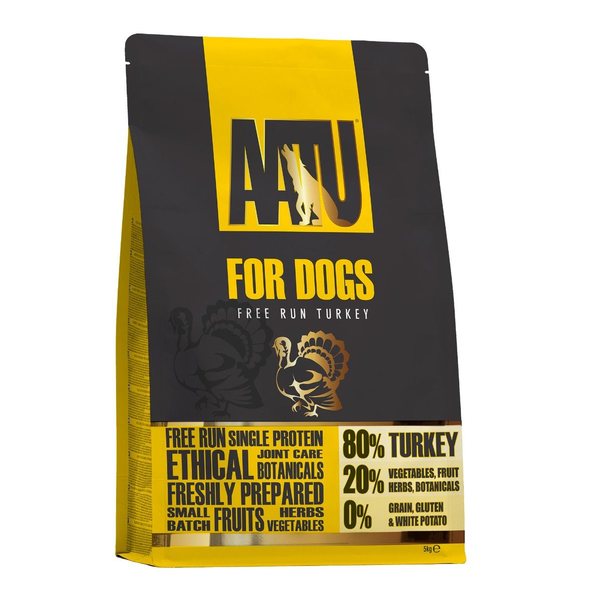 AATU Free Run Turkey Dry Dog Food - 5kg