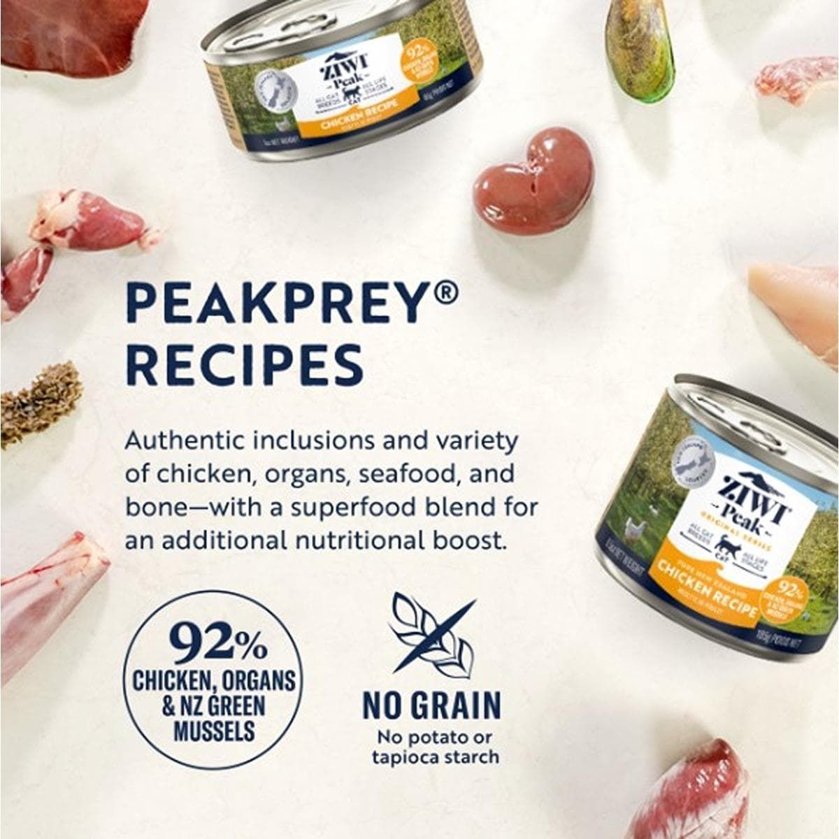 ZIWI Peak Chicken Recipe Wet Cat Food - 85G