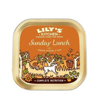 Thumbnail for Lily's Kitchen Sunday Lunch with Chicken Potato and Peas Wet Dog Food - 150g