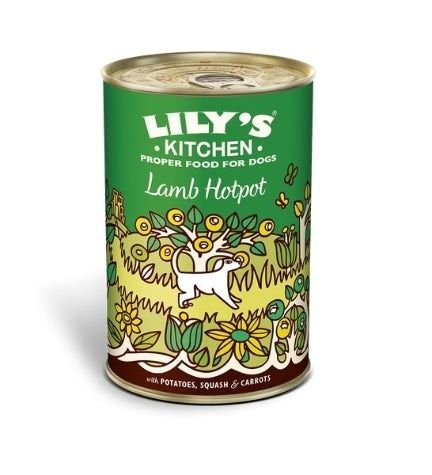 Lily's Kitchen Lamb Hotpot with Potatoes Squash and Carrots Wet Dog Food 400g Tin - 400g
