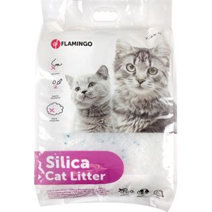 Flamingo Silica Medium Grains Cat Litter - 7KG