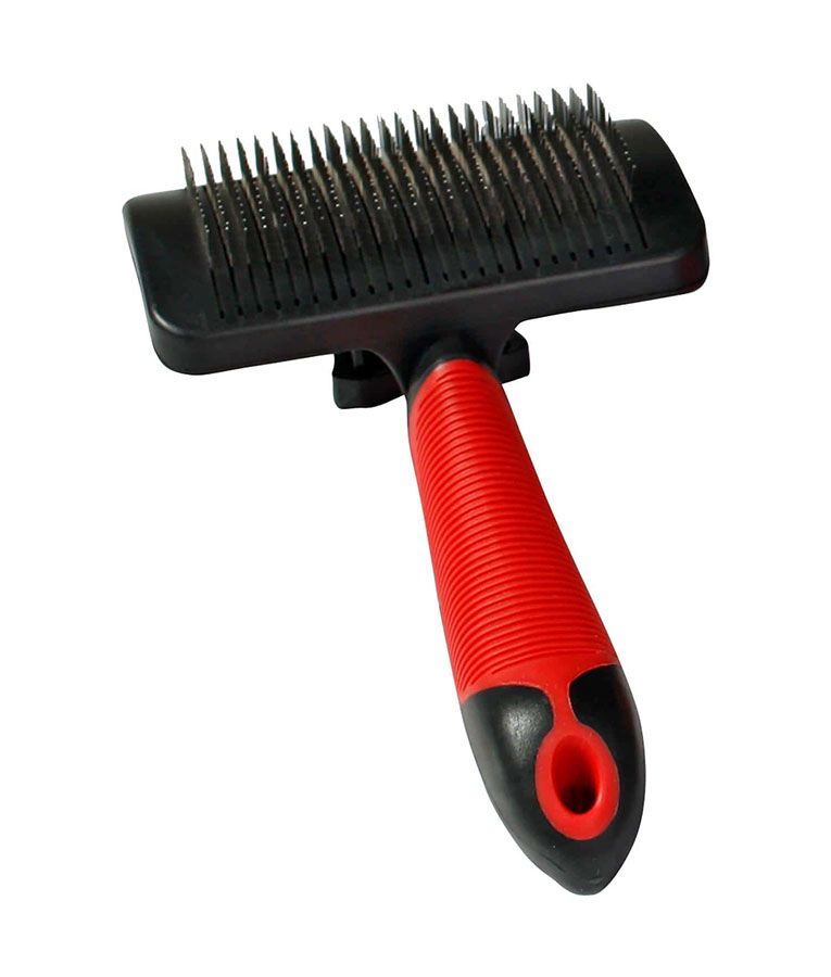 Flamingo Easy Clean Slicker Dog Brush - MEDIUM