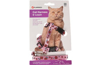 Thumbnail for Flamingo Ziggi Flower Cat Harness & Leash 20-35cm 10mm -