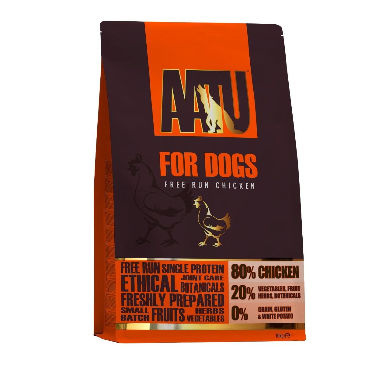 AATU Free Run Chicken Dry Dog Food - 10kg