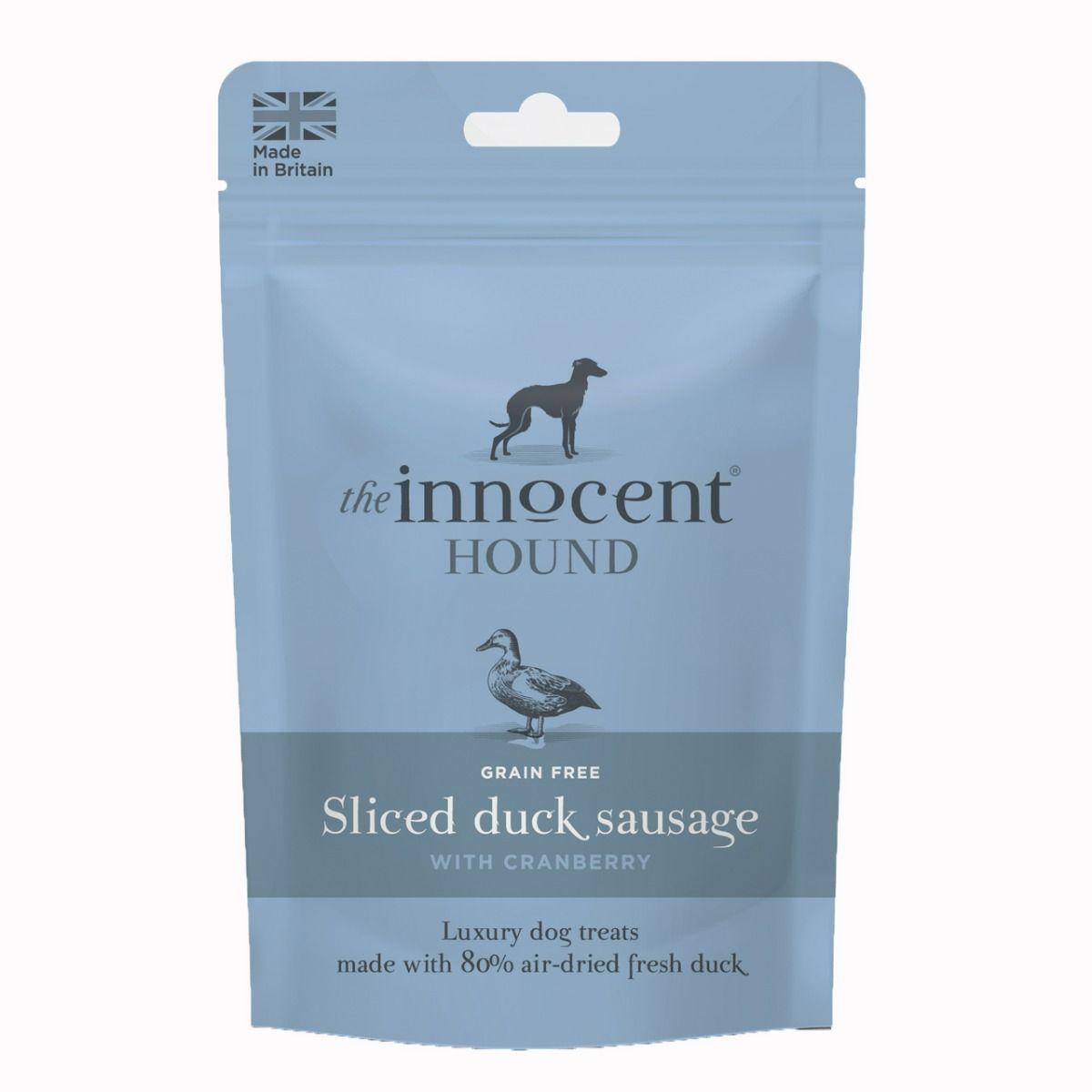 The Innocent Hound Sliced Duck with Cranberry Dog Sausages 70g - 70g