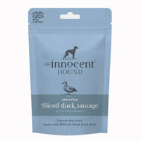 Thumbnail for The Innocent Hound Sliced Duck with Cranberry Dog Sausages 70g - 70g