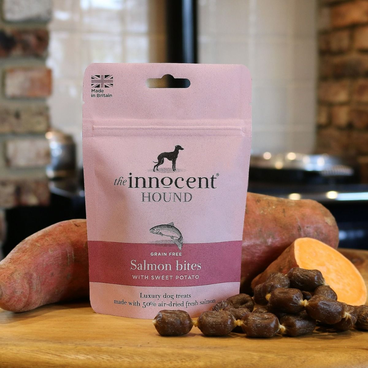 The Innocent Hound Salmon Bites with Potato Dog Treat 10pcs - 10pcs