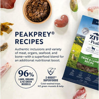 ZIWI Peak Air-Dried Tripe & Lamb Recipe Dry Dog Food - 454g