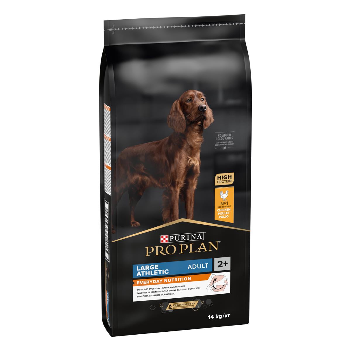 PRO PLAN EVERYDAY NUTRITION LARGE ATHLETIC ADULT, DRY DOG FOOD WITH CHICKEN, 14 KG