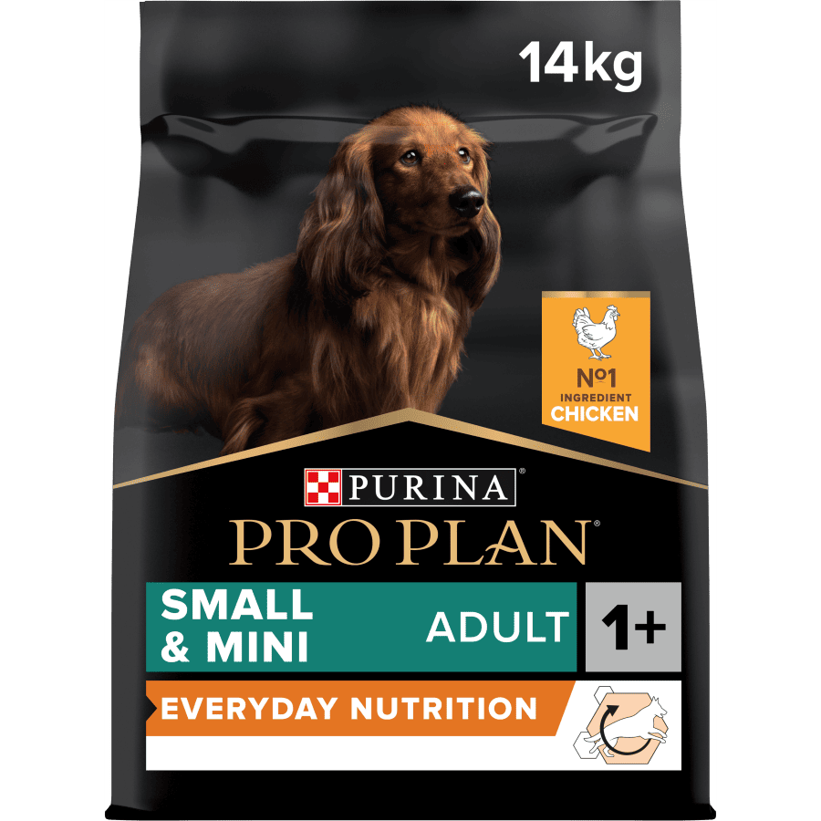 PRO PLAN EVERYDAY NUTRITION SMALL AND MINI ADULT, DRY DOG FOOD WITH CHICKEN, 14 KG