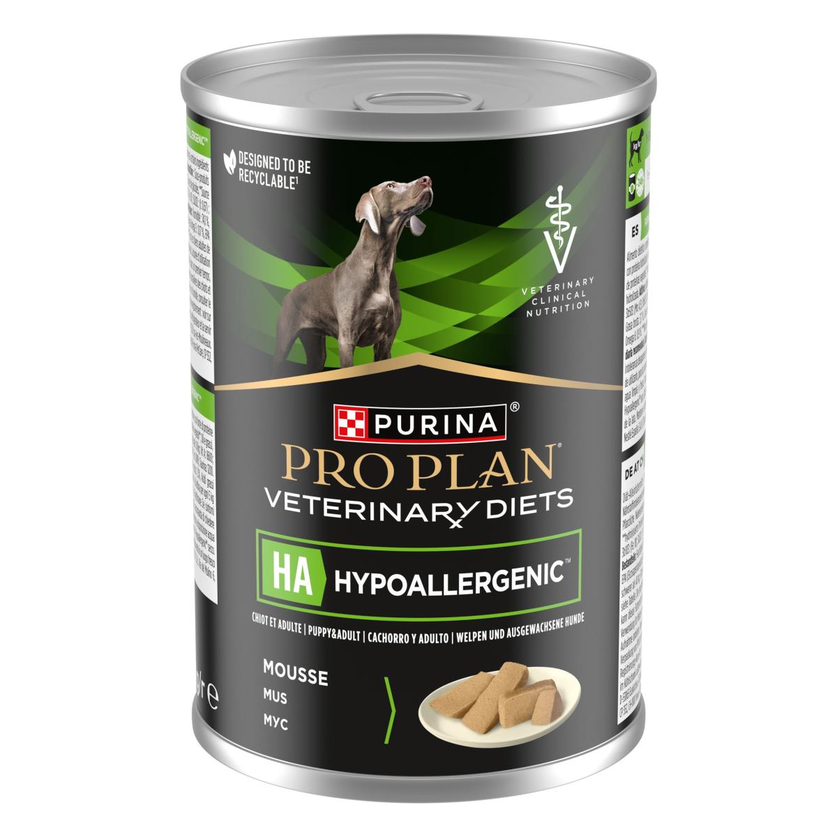 PPVD CANINE HA MOUSSE WET FOOD CAN
