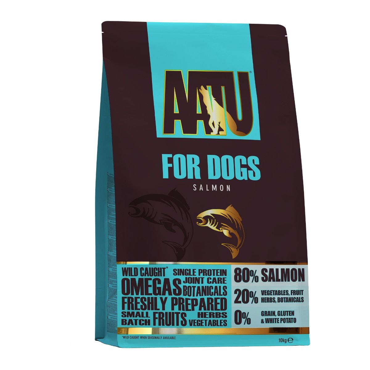 AATU Free Run Salmon Dry Dog Food - 10kg