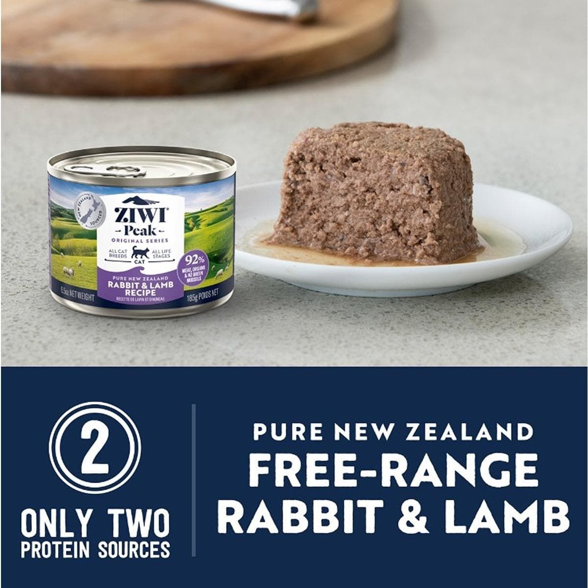 ZIWI Peak Rabbit & Lamb Recipe Wet Cat Food 85g - 85G