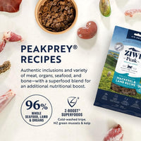 ZIWI Peak Air-Dried Mackerel & Lamb Recipe Dry Cat Food - 1KG