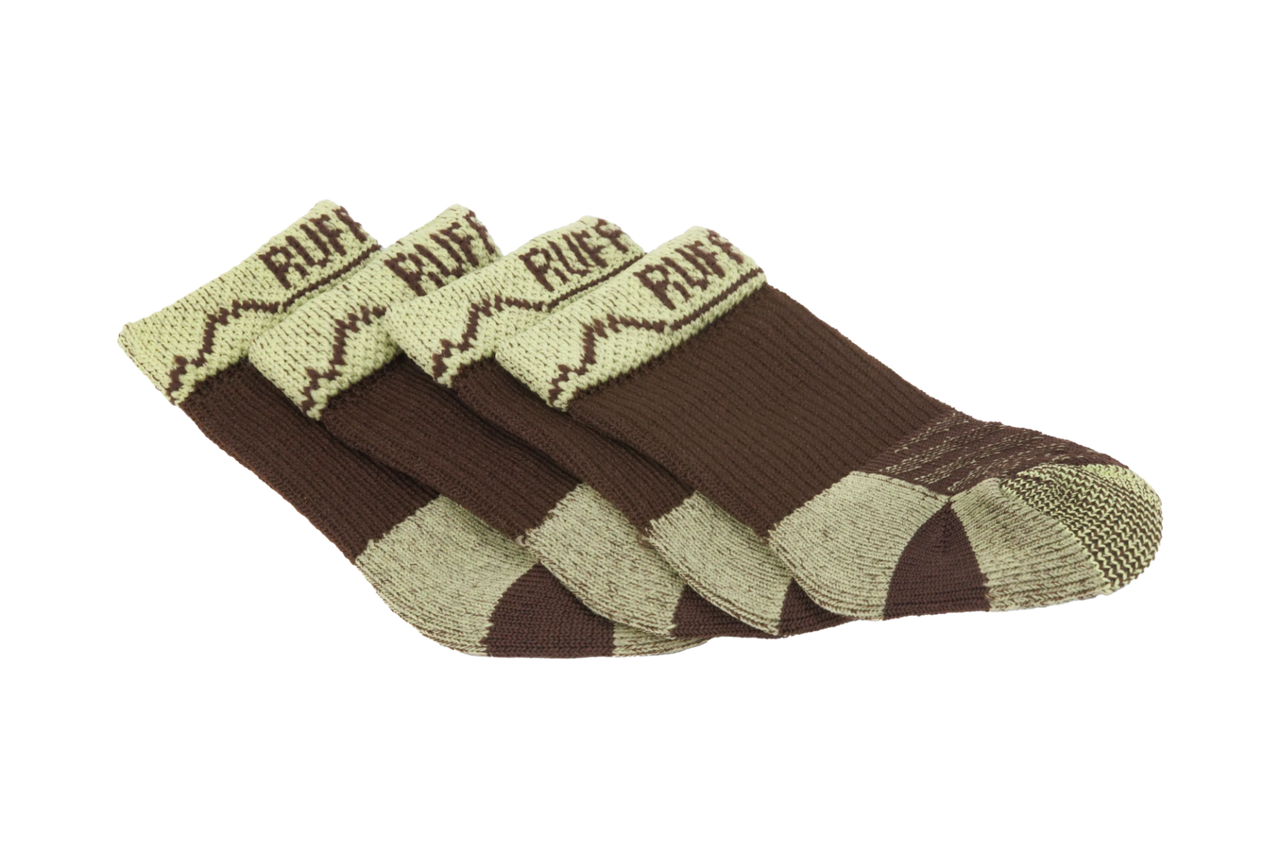 Ruffwear Bark’n Boot Dog Socks - Earth Brown 2.00"/2.27"