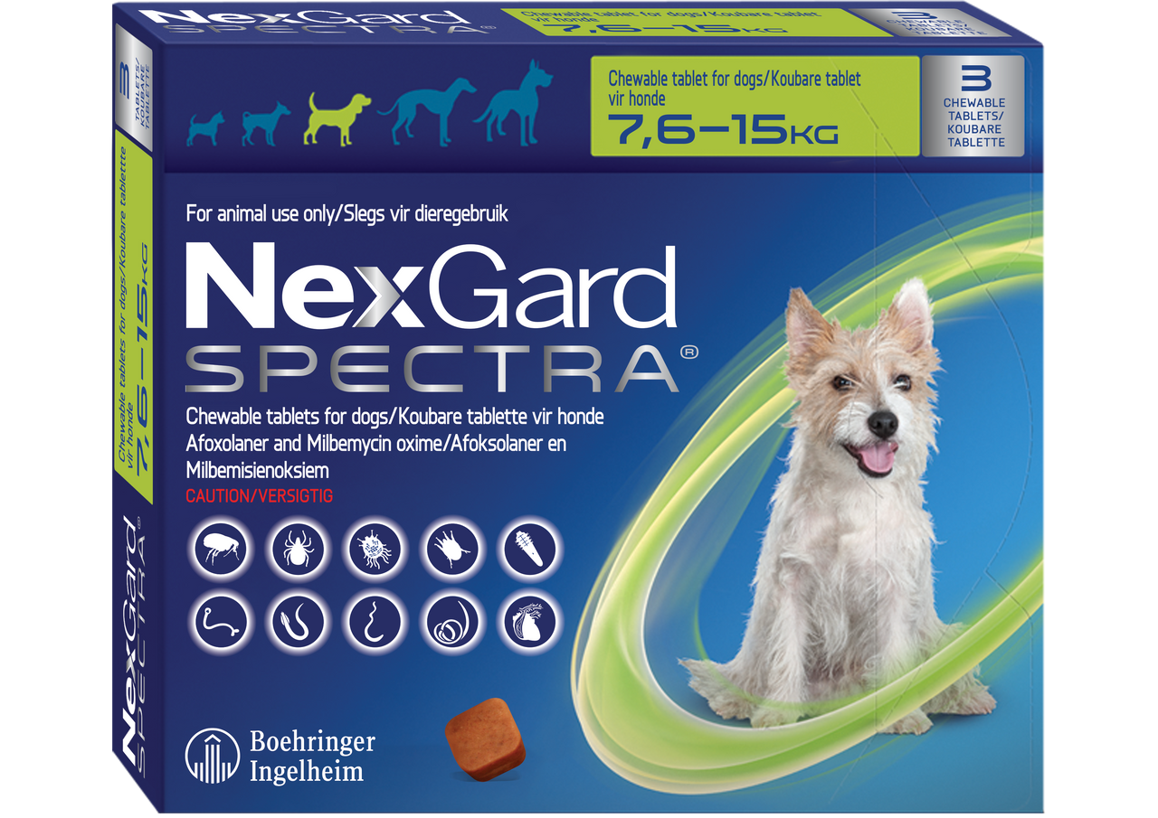NEXGARD SPECTRA, CHEWABLE TABLETS, M