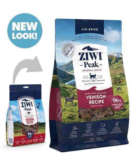 ZIWI Peak Air-Dried Venison Recipe Dry Cat Food 400g - 400G