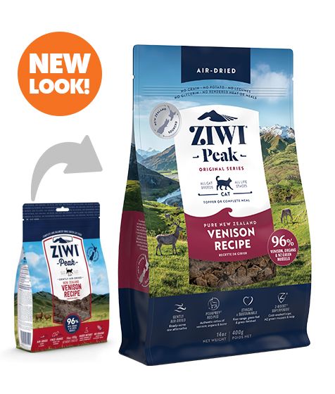 ZIWI Peak Air-Dried Venison Recipe Dry Cat Food 400g - 400G